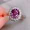 14k Gold 1.87 Ctw Natural Sapphire & Diamond Ring