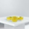 14k Gold 0.55 Ctw Natural Yellow Diamond & Yellow Diamond Ring