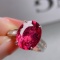 14k Gold 5.44 Ctw Natural Tourmaline & Diamond Ring