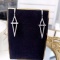 14k Gold 0.95 Ct Natural H Diamond Earrings