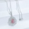 14k Gold 2.10 Ctw Natural Pink Diamond & Diamond Necklace