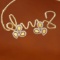 14k Gold 0.55 Ctw Natural Yellow Diamond & Diamond Earrings
