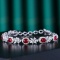 14k Gold 4.10 Ctw Natural Ruby & Diamond Bracelet