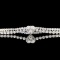 14k Gold 1.6 Ctw Natural F Diamond Bracelet