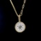 14k Gold 1.03 Ct Natural H Diamond Necklace