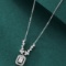 14k Gold 0.55 Ctw Natural H Diamond Necklace
