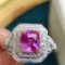 14k Gold 2.21 Ctw Natural Sapphire & Diamond Ring