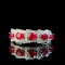 14k Gold 1.24 Ctw Natural Ruby & Diamond Ring