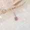 14k Gold 0.31 Ctw Natural Pink Diamond & Diamond Necklace