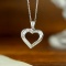 14k Gold 0.30 Ct Natural H Diamond Pendant