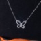 14k Gold 0.28 Ct Natural H Diamond Necklace
