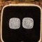 14k Gold 0.64 Ct Natural H Diamond Earrings