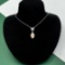 14k Gold 0.38 Ctw Natural Pink Diamond & Diamond Necklace