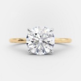 14k Gold 2.00 Ct Natural W Diamond Ring