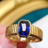 14k Gold 1.53 Ct Natural Sapphire Ring