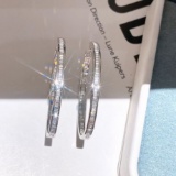 14k Gold 1.34 Ct Natural H Diamond Earrings