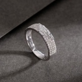 14k Gold 0.70 Ct Natural H Diamond Ring