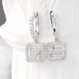 14k Gold 0.80 Ctw Natural H Diamond Earrings