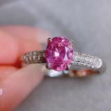 14k Gold 1.34 Ctw Natural Sapphire & Diamond Ring