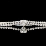 14k Gold 1.6 Ctw Natural F Diamond Bracelet