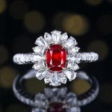 14k Gold 1.57 Ctw Natural Ruby & Diamond Ring/pendant
