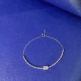 14k Gold 0.52 Ctw Natural H Diamond Bracelet