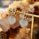 14k Gold 1.40 Ct Natural H Diamond Earrings