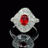 14k Gold 1.99 Ctw Natural Ruby & Diamond Ring/pendant