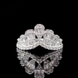 14k Gold 0.5 Ct Natural H Diamond Ring