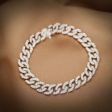 14k Gold 1.68 Ct Natural H Diamond Bracelet