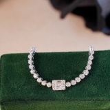 14k Gold 0.6 Ct Natural H Diamond Bracelet