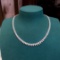 14k Gold 10 Ct Natural H Diamond Necklace