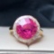 14k Gold 4.48 Ct Natural Tourmaline & Diamond Ring