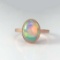 14k Gold 3.9 Ct Natural Opal Ring