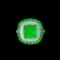 14k Gold 3.28 Ctw Vivid Green Natural Emerald & Diamond Ring