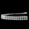 14k Gold 3.93 Ct Natural H Diamond Bracelet