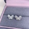 14k Gold 0.36 Ct Natural H Diamond Earrings