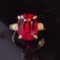 14k Gold 6.50 Ct Natural Tourmaline & Diamond Ring