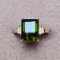 14k Gold 3.7 Ct Natural Tourmaline & Diamond Ring