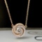 14k Gold 0.30 Ct Natural G Diamond Necklace