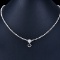 14k Gold 2.61 Ct Natural H Diamond Necklace