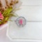 14k Gold 2.01 Ctw Natural Pink Diamond & Diamond Ring/pendant
