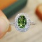 14k Gold 1.21 Ctw Natural Sapphire & Diamond Ring