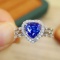 14k Gold 2.00 Ctw Natural Sapphire & Diamond Ring