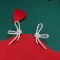 14k Gold 0.90 Ct Natural H Diamond Earrings