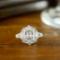14k Gold 0.65 Ct Natural H Diamond Ring