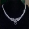 14k Gold 1.20 Ct Natural H Diamond Necklace