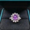 14k Gold 2.28 Ctw Natural Sapphire & Diamond Ring/pendant