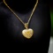 14k Gold 0.20 Ctw Natural Yellow Diamond & Diamond Necklace