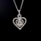 14k Gold 0.3 Ct Natural G Diamond Necklace